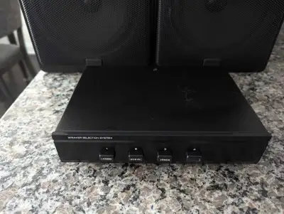 4-Pairs Stereo Speaker Selector Box with Protection, View more