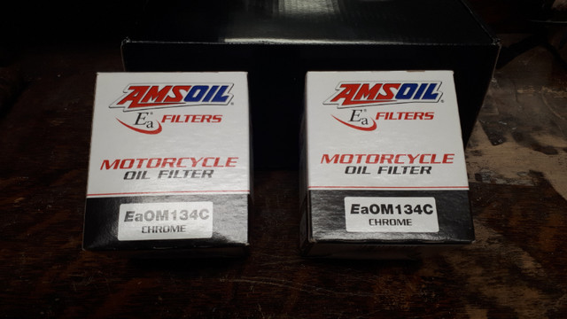 Amsoil Chrome Oil Filters for 96 Cubic Inch Harleys in Touring in Saint John