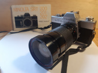 MinoltaSR-T101 film camera w/Vivatar Series 1-28-90mm Macro zoom