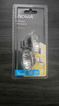 Brand New Noma Halogen Dimmable MR16 Floodlight bulbs