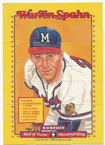 Baseball HOF Player Puzzles from Donruss, View more