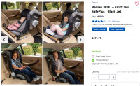 DIONO Radian 3QXT+ FirstClass SafePlus -Car Seat ( TOP OF LINE )