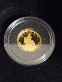 2010 Gold 1/25 ounce Royal Canadian Mint Mounted Police Coin
