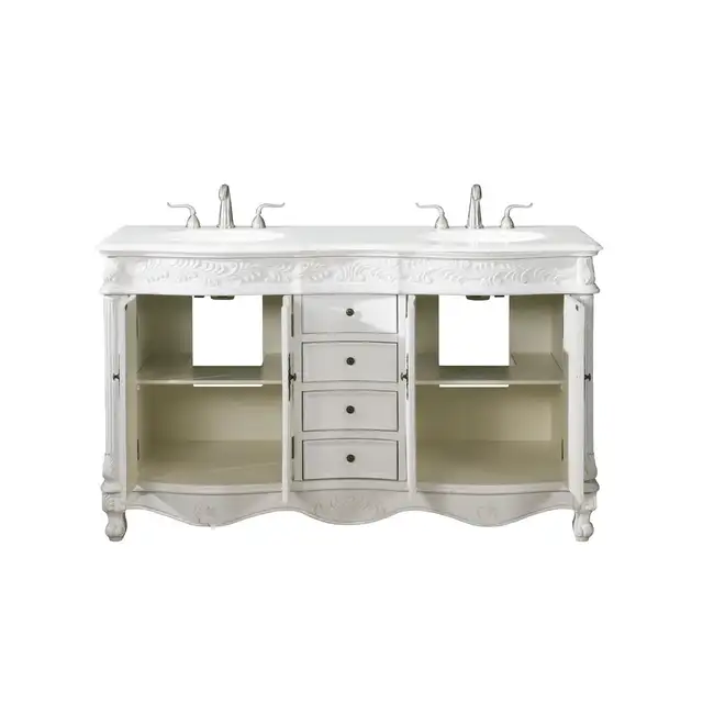 60'' Double Bath Vanity with Engineered Marble Top – BRAND NEW in Cabinets & Countertops in Oakville / Halton Region - Image 8
