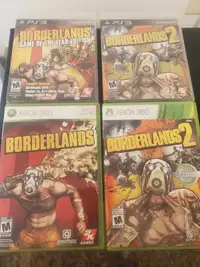 Borderlands 1 and 2 for Xbox 360 and PS3