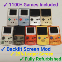 Modded Game Boy Color w/ Backlit Screen