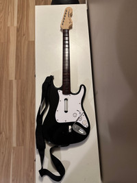 Wii - Fender Stratocaster Rockband guitar (NWGTS2) With dongle 
