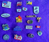 Collector Lapel Pins Manitoba, Canada & Goldeyes10th Anniversary