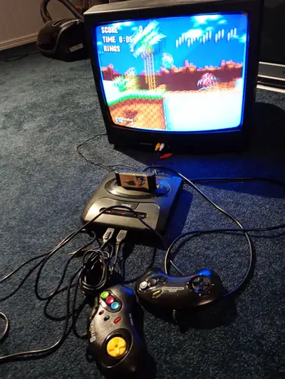 Sega Genesis, CRT, Games, All Hookups, View more