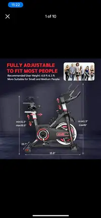 Brand New Indoor Cycling Bike Stationary, with Digital display