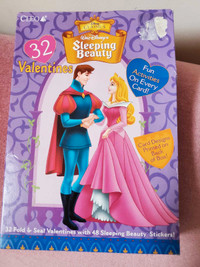 New box Sleeping Beauty Valentine Cards