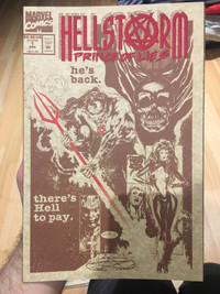 Hellstorm #1 (Marvel 1993) 1st Appearance Daimon Hellstrom Satan