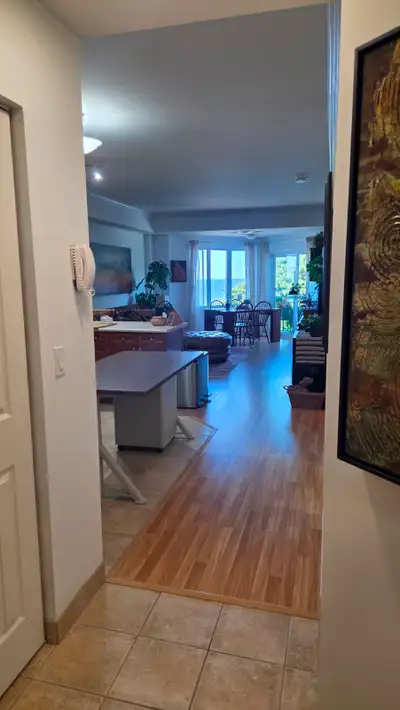 Condominium building that is located directly on the beach on Lakeshore Drive. Close to grocery stor...