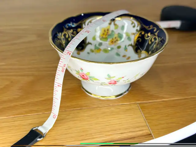 ** COALPORT CUP colbalt blue floral in Arts & Collectibles in Markham / York Region - Image 8