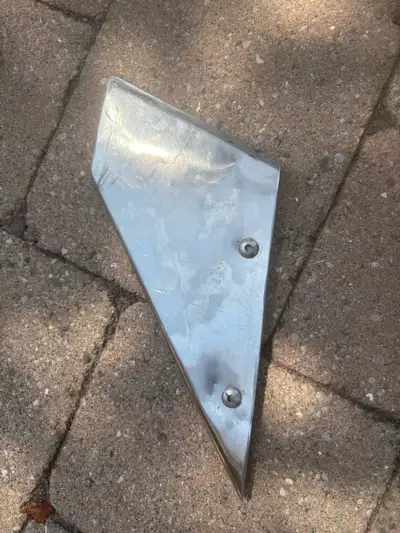 Came off a 70 mercury Screw into existing lower unit material to protect or add on to without weldin...