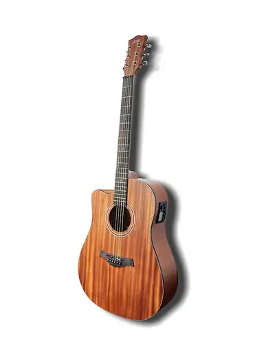 Lefty Acoustic Electric Guitar Mahogany with pick up, View more