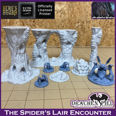 The Spider's Lair Encounter Set Terrain 3DP, View more