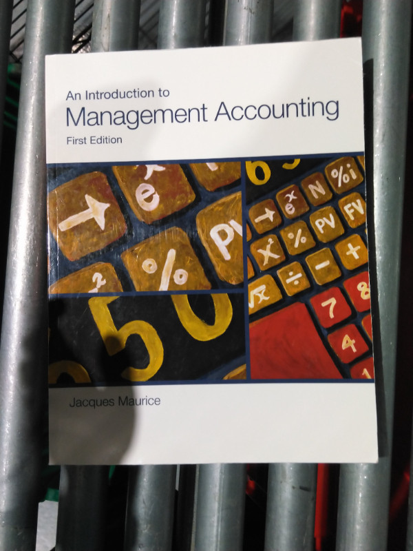 An Introduction to Management Accounting in Textbooks in City of Toronto