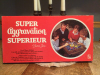 Super Aggravation Supérieur bilingue GAME JEU an 1984 vintage