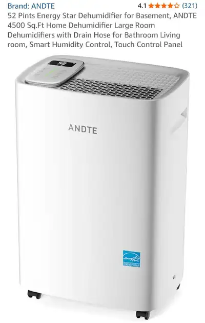 ANDTE Dehumidifier, View more
