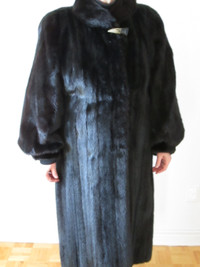 Manteau fourrure vison Medium BLACK OPAL Mink Coat