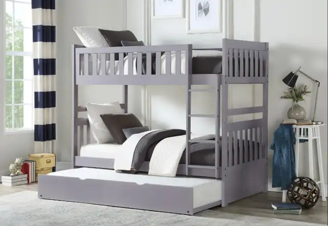 Bunk Bed Central, in stock, solid wood, NEW , from $499 to $1199 in Beds & Mattresses in Tricities/Pitt/Maple - Image 8