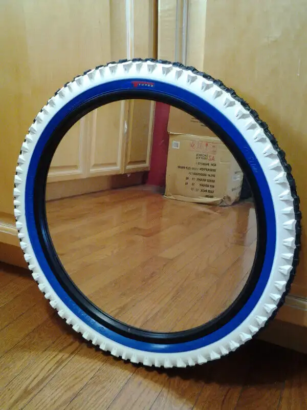 GT SUPER PEDAL BIKE TIRE 20" WALL HANGING MIRROR in Road in Edmonton - Image 2