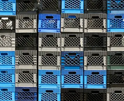 Used Black Milk Crates, View more