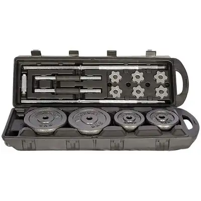 Adjustable 50 KG Dumbbell Set with Case, View more