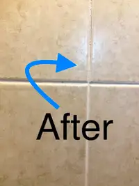 Shower Grout Clean Caulk Silicone (Old to New)