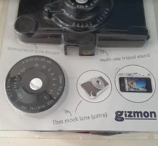 GIZMON ICA Black Retro Classic Look Camera Case iPhone 4S/4 in Cell Phone Accessories in Markham / York Region - Image 5