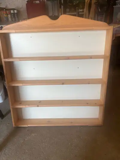 wooden display shelf, View more