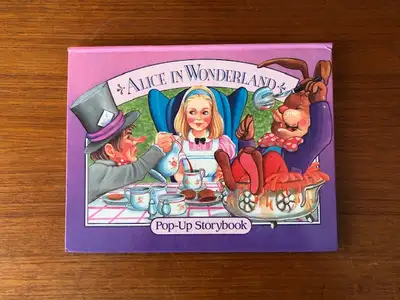 Pop-Up Book Alice in Wonderland Children's 3D Storybook Mad Hat, View more