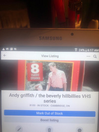 VHS  Andy  griffith / the beverly hillbillies VHS Series