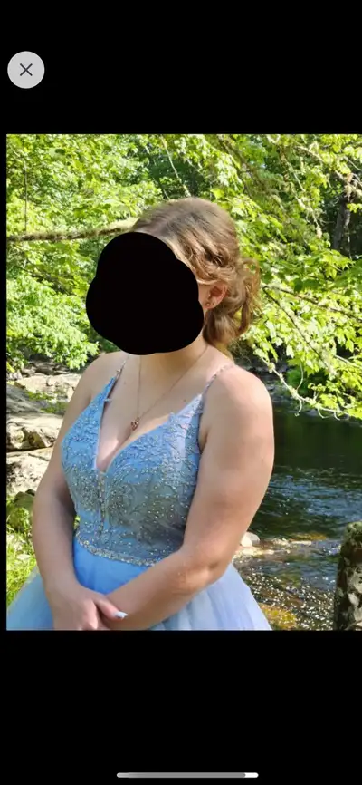 baby blue prom dress, View more