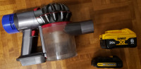 Dyson DeWalt handheld kit vacuum balayeuse de walt