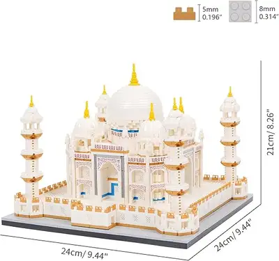 NEW,  4165 piece "LULU FUN" Taj Mahal Building Blocks Kit, View more