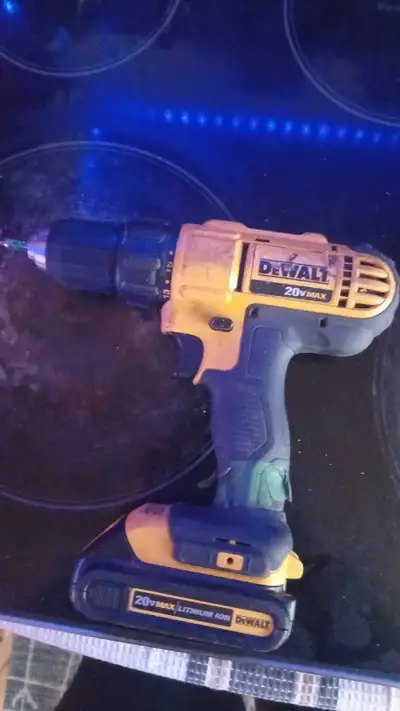 Dewalt drill and battery , View more
