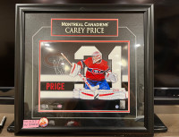 Carey Price  21x20 Framed Autographed Picture w/coa 