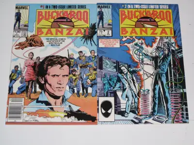 Hi Everyone! Marvel Comics Buckaroo Banzai#1 & 2 are both available for $24! Buckaroo Banzai. noted...