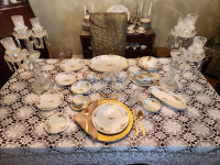 Vintage Limoges Dinnerware from FRANCE  69 Pieces