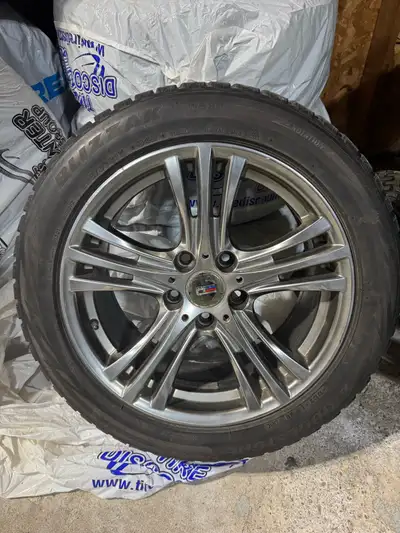 I am selling a set of 4 Bridgestone Blizzak WS80 winter tires, size 225/50R17, mounted on rims. Thes...