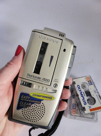 Olympus Pearlcorder J500 Voice-Activated Microcassette Recorder