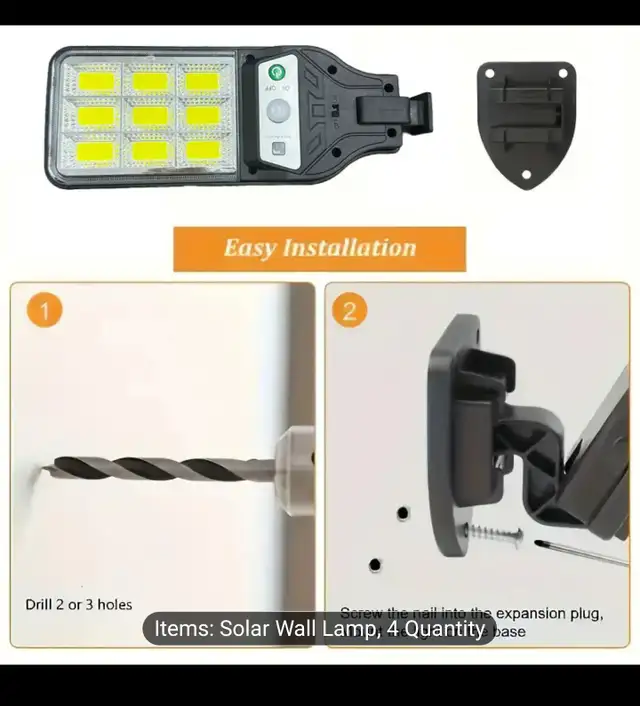 LED Light, Motion Sensor Solar, New, VERY Bright436100279651553289