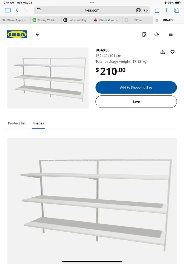 IKEA Boaxel Shelving in Bookcases & Shelving Units in Edmonton - Image 2