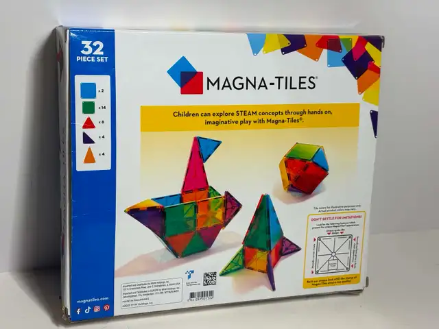 Magna-Tiles Classic 32 Piece Set in Toys & Games in Oakville / Halton Region - Image 3