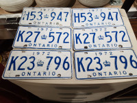 1972 vanity plates