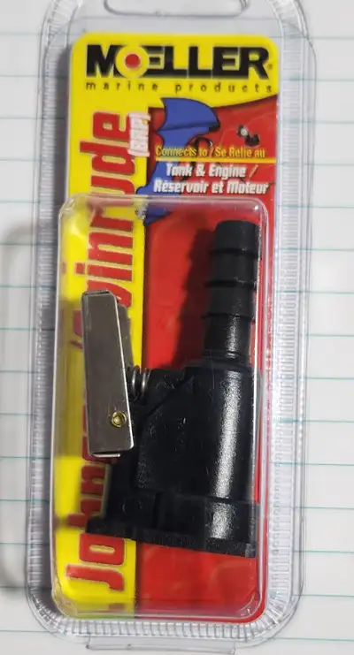 Connecteur réservoir essence tank gas Hors-Bord Evinrude/Johnson (BRP) Moeller Marine products Part#...