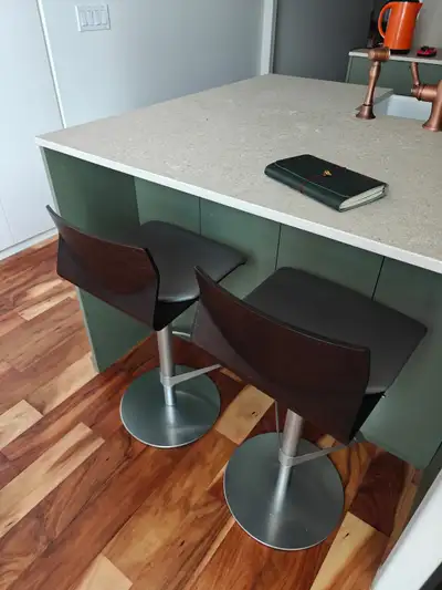 Italian La Palma KAI Counter /Bar Stools — $850 Each (3 Av, View more