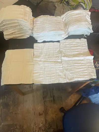 Bummis pre folds and covers cloth diapers lot, View more